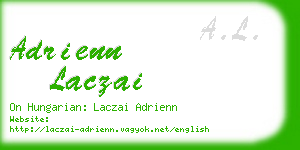 adrienn laczai business card
